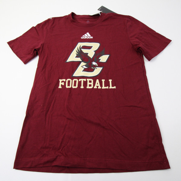 Boston College Eagles adidas Short Sleeve Shirt Men's Maroon New XS-TOPS-167735
