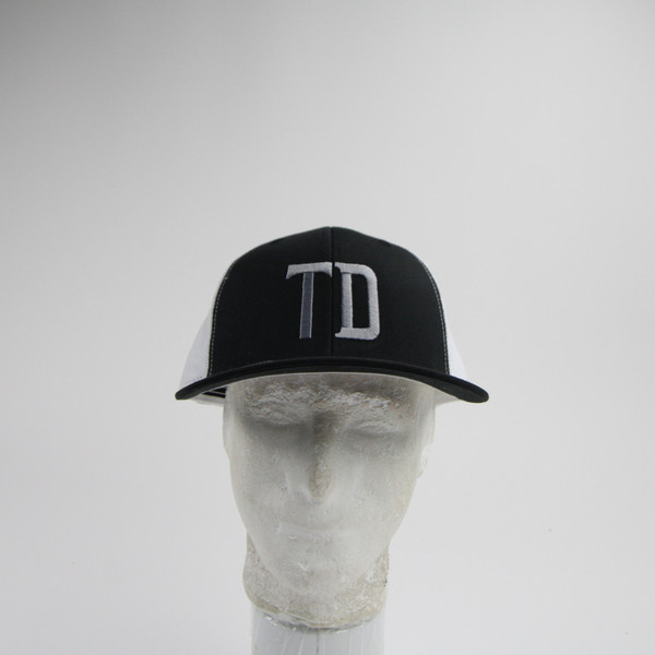 Richardson Snap-Back Hat Unisex Black/White New with Tags OSFM-HATS-015370