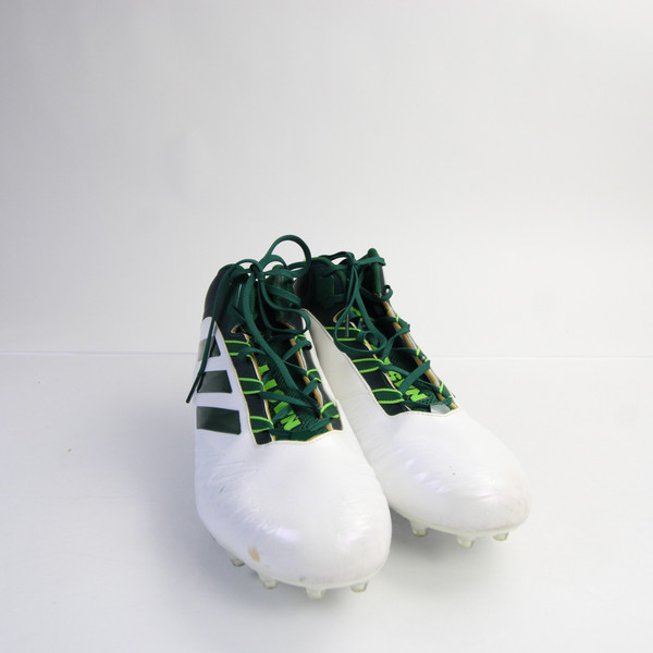 adidas Nasty Football Cleat Men's White/Green Used 15-CLEA-015815