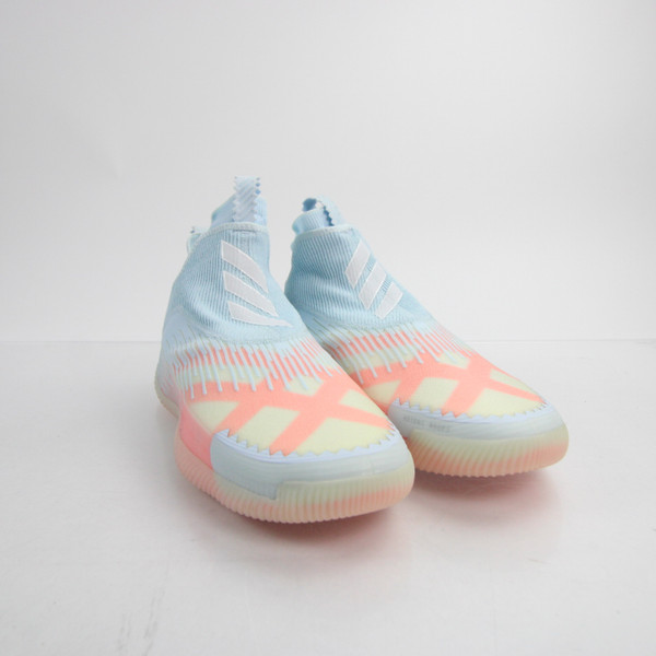 adidas Basketball Shoe Men's Light Blue Used 17 SHOE-020808