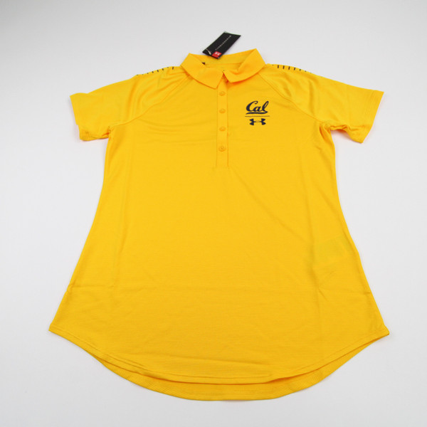 California Golden Bears Under Armour Polo Women's Yellow New with Tags XS TOPS-167796