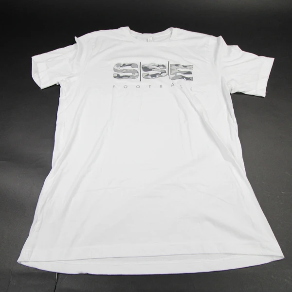 Bella + Canvas Short Sleeve Shirt Men's White New without Tags XL TOPS-167797