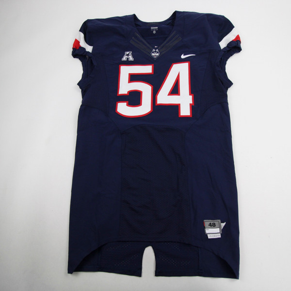 UConn Huskies Nike Game Jersey - Football Men's Navy Used Multiple Sizes JRSY-010346