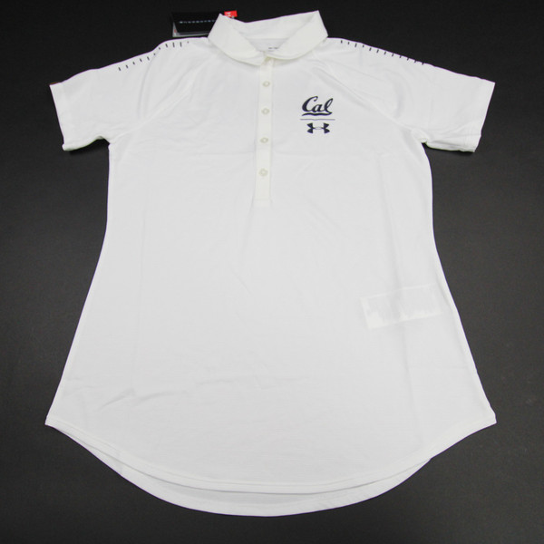 California Golden Bears Under Armour Polo Women's White New with Tags XS TOPS-167849