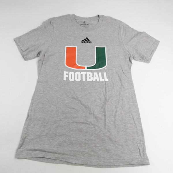 Miami Hurricanes adidas Amplifier Short Sleeve Shirt Men's Multiple Sizes TOPS-167907