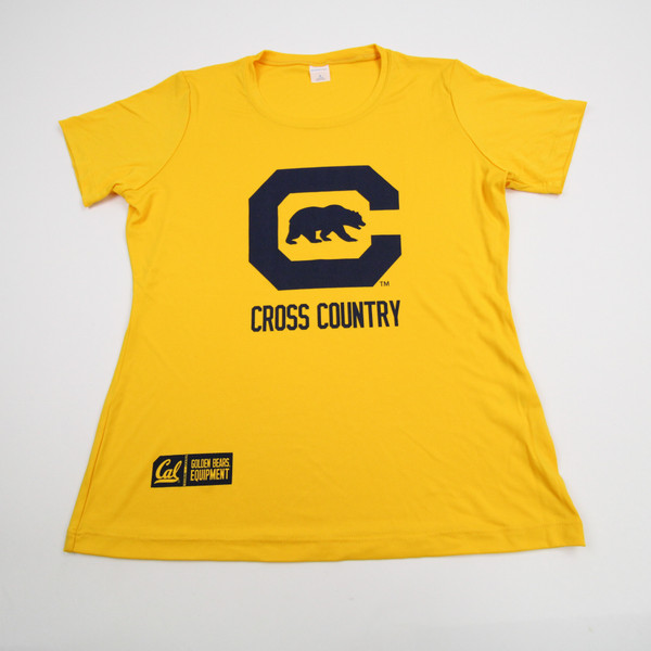 California Golden Bears Sport-Tek Short Sleeve Shirt Women's Gold New-TOPS-168019
