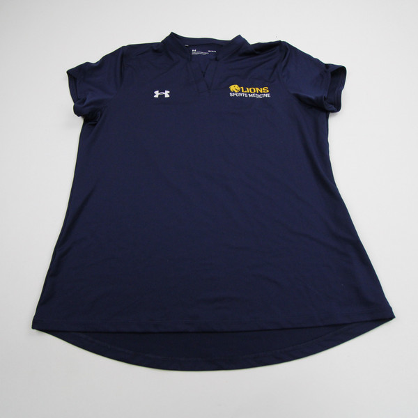 East Texas Lions Under Armour Polo Women's Navy Used L TOPS-168039