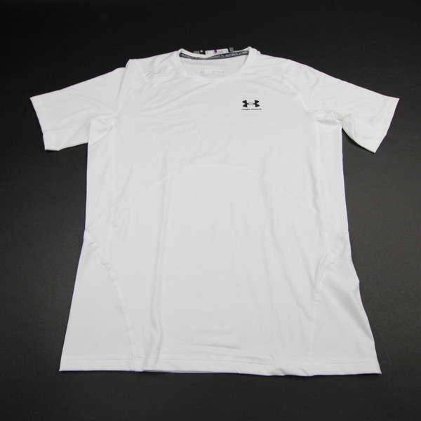 Under Armour Short Sleeve Shirt Men's White New with Tags-TOPS-168088