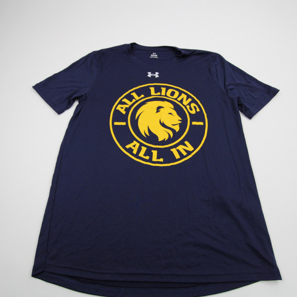 East Texas Lions Under Armour Short Sleeve Shirt Men's Navy Used S TOPS-168125