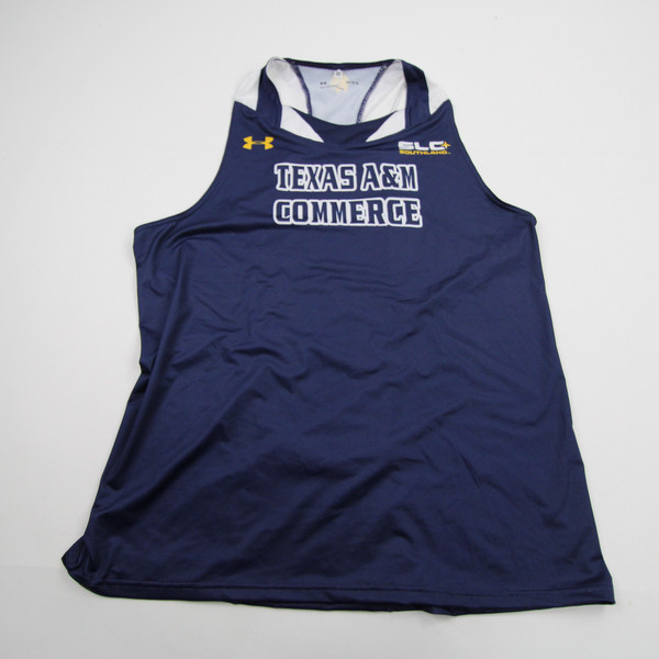 East Texas Lions Under Armour Sleeveless Shirt Men's Navy Used Multiple Sizes TOPS-168126