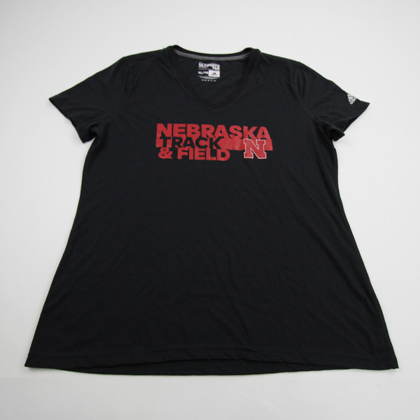 Nebraska Cornhuskers adidas Short Sleeve Shirt Women's Used XL TOPS-168139