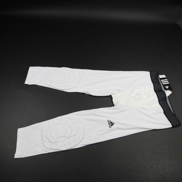 adidas Techfit Padded Compression Pants Men's White New with Tags XL-PNTS-034831