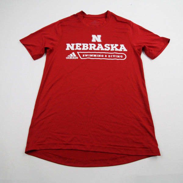 Nebraska Cornhuskers adidas Short Sleeve Shirt Men's Multiple Sizes TOPS-168224