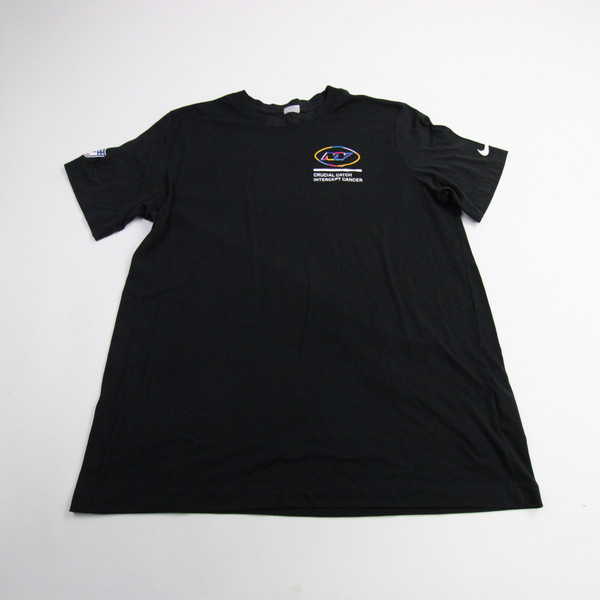 New York Jets Nike Dri-Fit Short Sleeve Shirt Men's Black Used L TOPS-163621