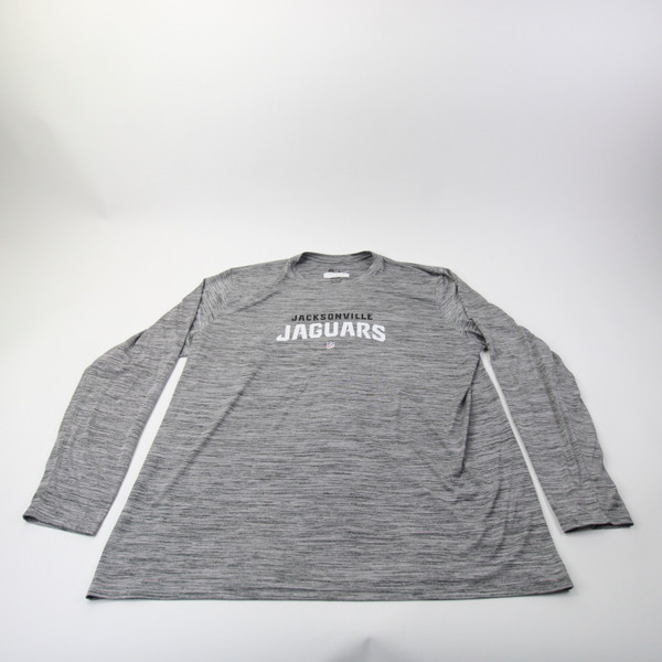 Jacksonville Jaguars Nike NFL On Field Long Sleeve Shirt Men's Gray Used 3XL TOPS-167220