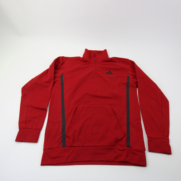 adidas Pullover Women's Red Used S TOPS-168494