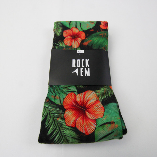 Rock Em Socks Socks Unisex Floral New with Tags LXL ACCS-007581