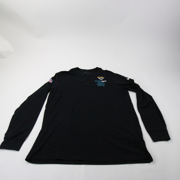 Jacksonville Jaguars Nike NFL On Field Long Sleeve Shirt Men's Black Used XL TOPS-167155