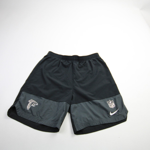 Atlanta Falcons Nike NFL On Field Practice Shorts Men's Black/Gray Used L-SHOR-036493