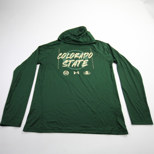 CSU Rams Under Armour Long Sleeve Shirt Men's Dark Green New with Tags M TOPS-168791