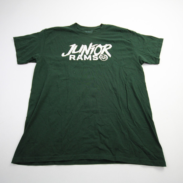 CSU Rams Gildan Dry Blend Short Sleeve Shirt Men's Dark Green Used L TOPS-168734