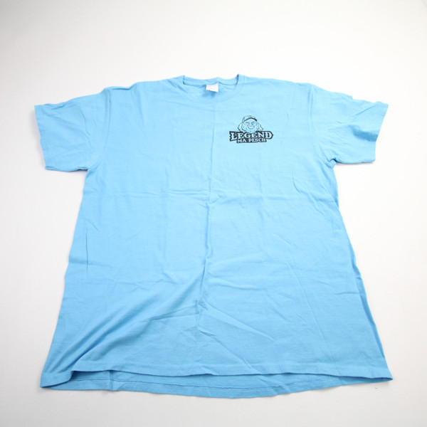 Port & Company Short Sleeve Shirt Men's Blue Used XL TOPS-168921