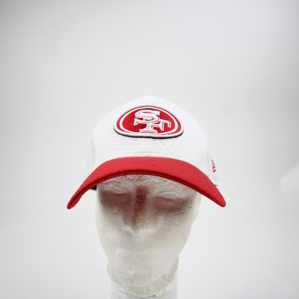 San Francisco 49ers New Era 9Forty Snap-Back Hat Unisex White Used OSFM HATS-015538