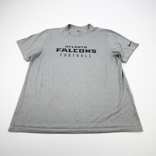 Atlanta Falcons Nike NFL On Field Short Sleeve Shirt Men's Gray Used XL-TOPS-169496