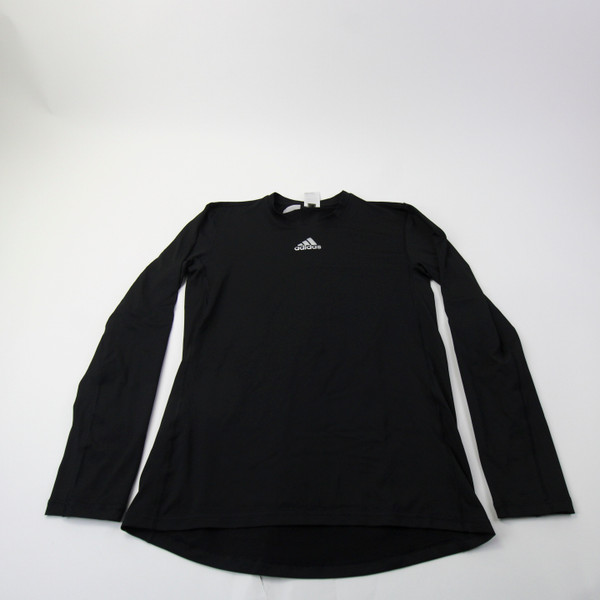 adidas Long Sleeve Shirt Men's Black Used L-TOPS-169337