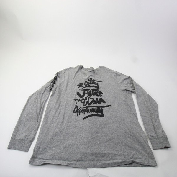 Atlanta Falcons Nike Long Sleeve Shirt Men's Gray Used XL TOPS-169541
