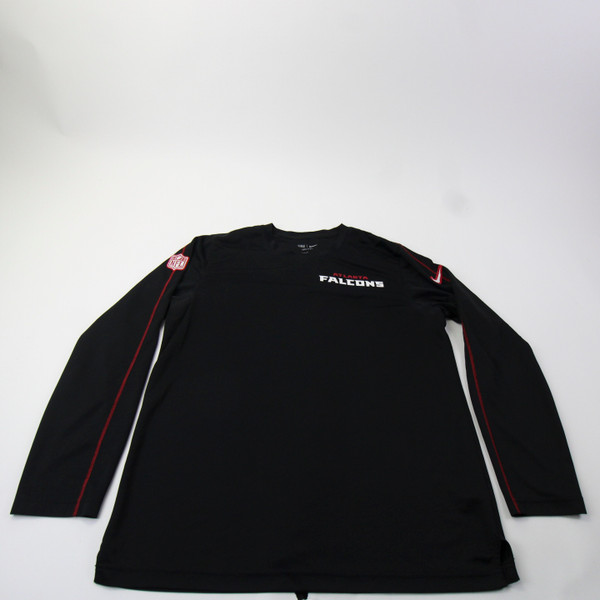 Atlanta Falcons Nike NFL On Field Long Sleeve Shirt Men's Black Used L TOPS-169533