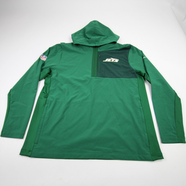 New York Jets Nike NFL On Field Pullover Men's Green Used-TOPS-169735
