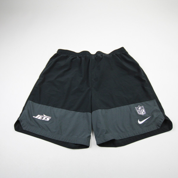 New York Jets Nike NFL On Field Practice Shorts Men's Black Used XL SHOR-036747