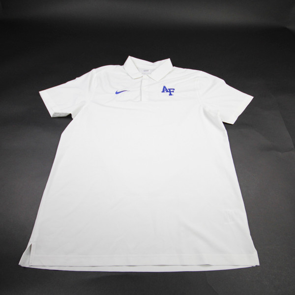 Air Force Falcons Nike Dri-Fit Polo Men's White Used M TOPS-169741