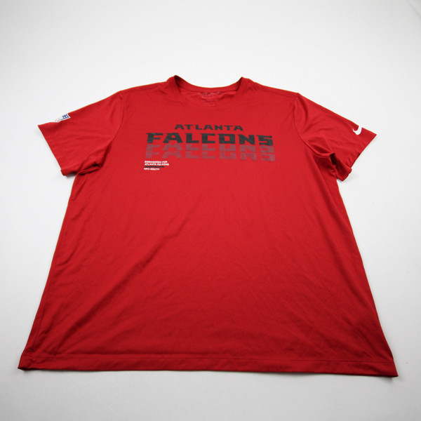 Atlanta Falcons Nike NFL On Field Short Sleeve Shirt Men's Red Used XL TOPS-170269