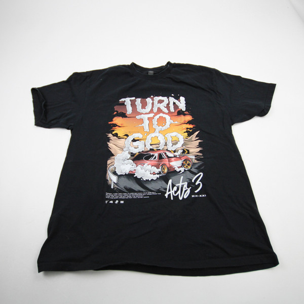 Gildan Short Sleeve Shirt Men's Black Used XL TOPS-169905