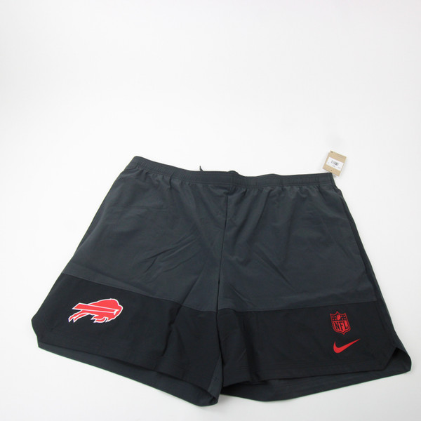 Buffalo Bills Nike NFL On Field Practice Shorts Men's Dark Gray New 4XL-SHOR-036773