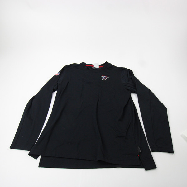 Atlanta Falcons Nike NFL On Field Long Sleeve Shirt Men's Black Used L TOPS-170421