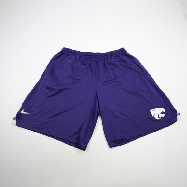 Kansas State Wildcats Nike Athletic Shorts Men's Purple/White Used 2XL-SHOR-036813