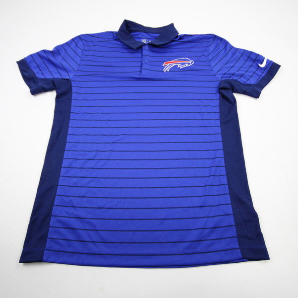 Buffalo Bills Nike NFL On Field Dri-Fit Polo Men's Blue Used S TOPS-170695