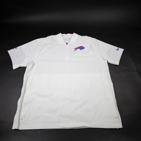 Buffalo Bills Nike NFL On Field Pullover Men's White Used 3XL-TOPS-170340