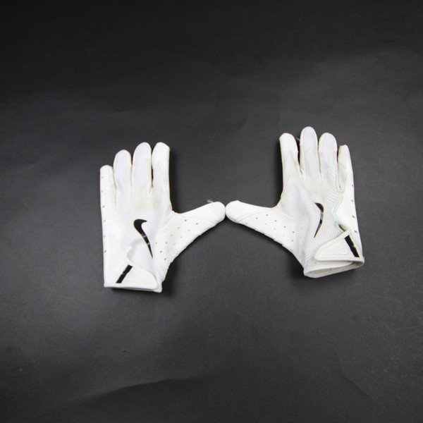Nike Vapor Gloves - Receiver Men's White Used Multiple Sizes EQPT-006371