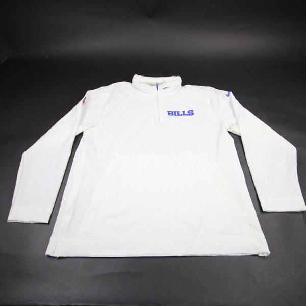 Buffalo Bills Nike NFL On Field Pullover Men's White Used-TOPS-171156