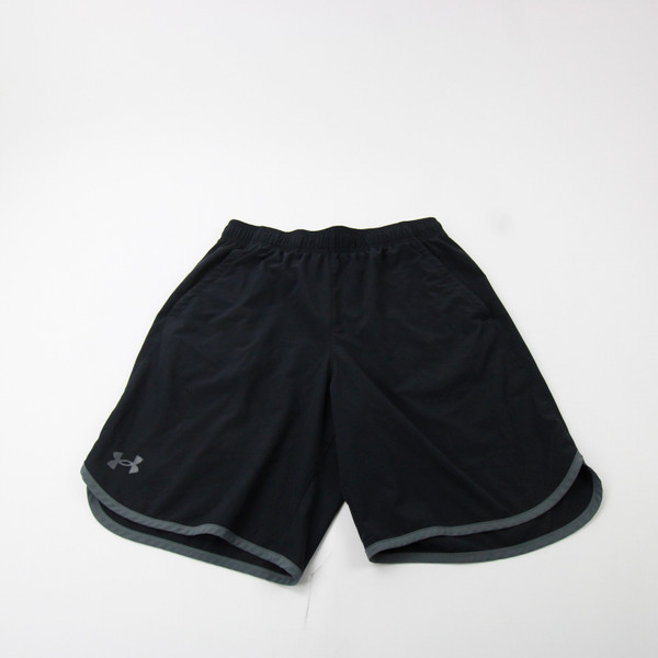 Under Armour Athletic Shorts Men's Black/Dark Gray Used L-SHOR-037086