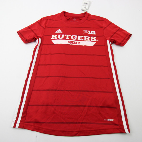 Rutgers Scarlet Knights adidas Short Sleeve Shirt Women's Multiple Sizes TOPS-171541