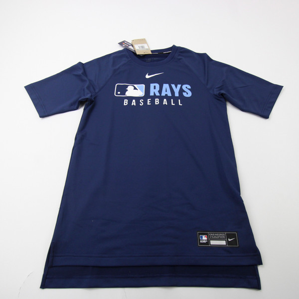 Tampa Bay Rays Nike MLB Authentic Short Sleeve Shirt Men's Navy New XS-TOPS-171591