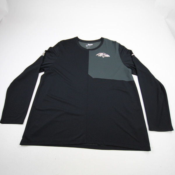 Baltimore Ravens Nike NFL On Field Dri-Fit Long Sleeve Shirt Men's Used XXL TOPS-171438