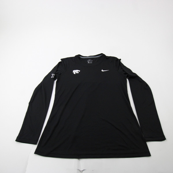 Kansas State Wildcats Nike Long Sleeve Shirt Women's Black New without Tags M TOPS-172006
