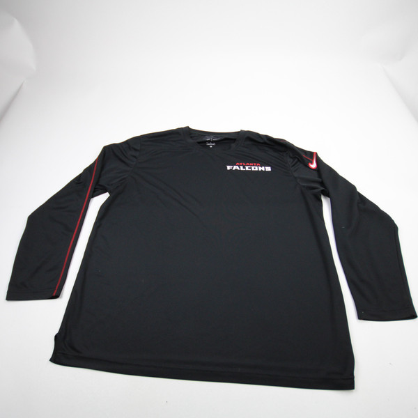 Atlanta Falcons Nike NFL On Field Long Sleeve Shirt Men's Black Used XXL TOPS-172001