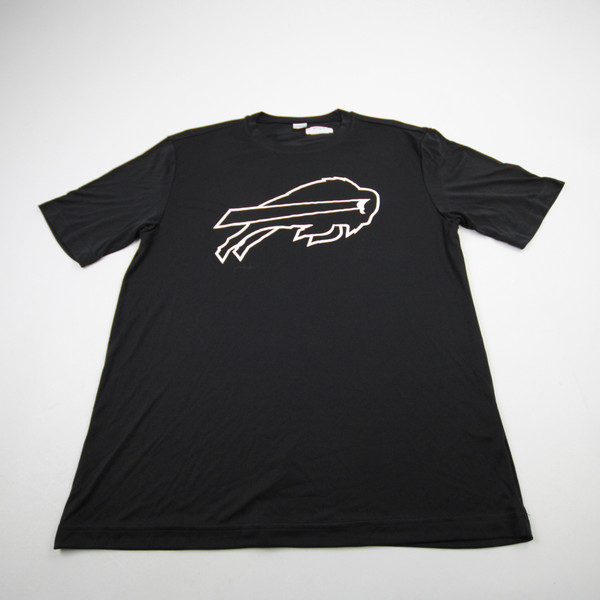 Buffalo Bills Sport-Tek Short Sleeve Shirt Men's Black Used Multiple Sizes TOPS-171746
